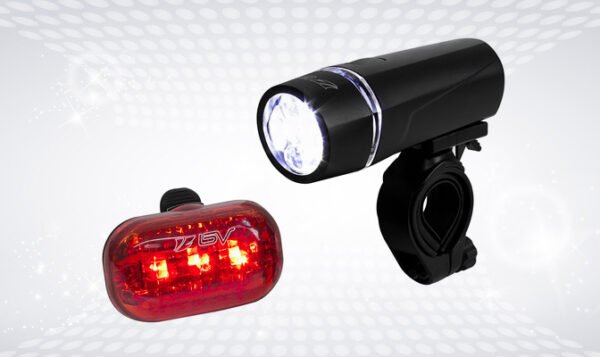 1 lot d’éclairage LED pour vélo
